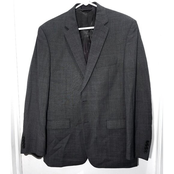 Lauren Ralph Lauren Men's Black/Dk Gray Suit Jacket Size 42 Regular - Picture 1 of 16
